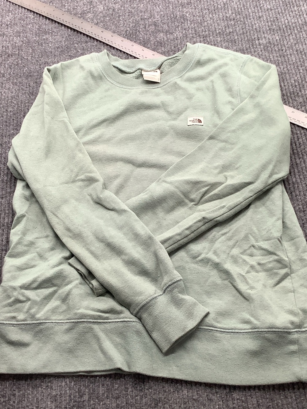The North Face Women’s Crewneck Sweatshirt in Sage Green